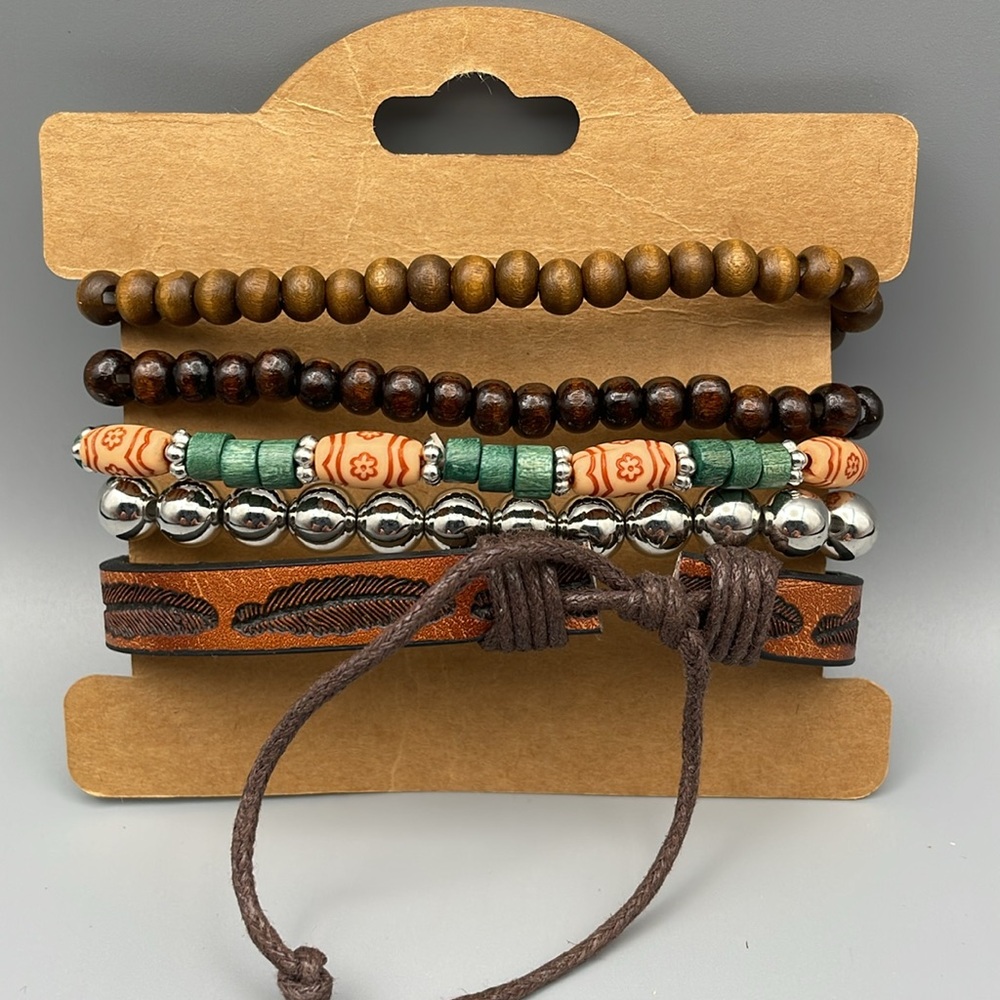 Bohemian Multi-Layer Bracelet Set - Picture 2 of 4